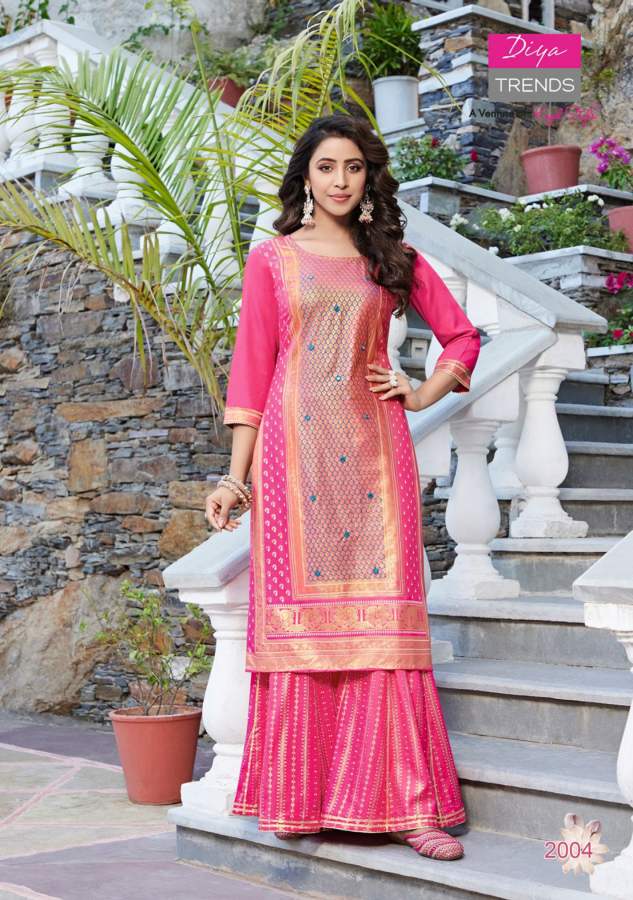 Festival Tadka 2 Heavy Rayon Exclusive Wear Fancy Kurti With Sharara Collection